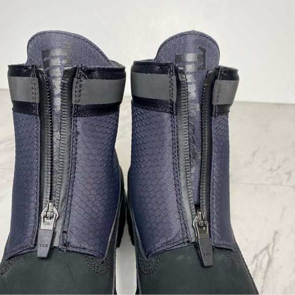 New! Timberland Heritage Front Zip Black Boot 6 1/2 - Picture 9 of 14